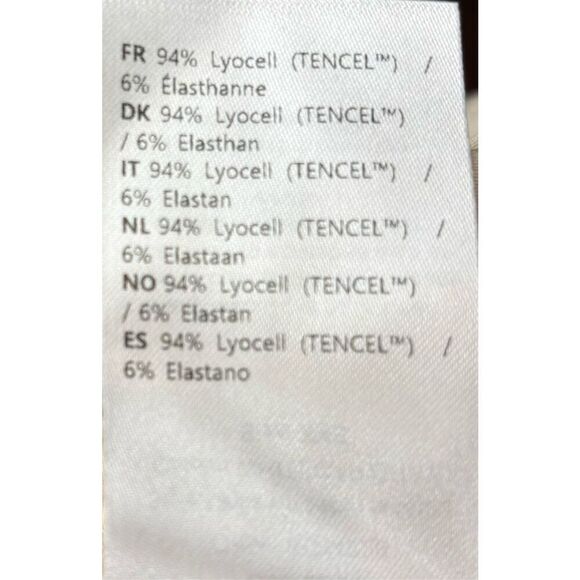 Samsoe Samsoe Ruched Long Sleeved T in Cream NWOT Size XXS - Picture 8 of 8